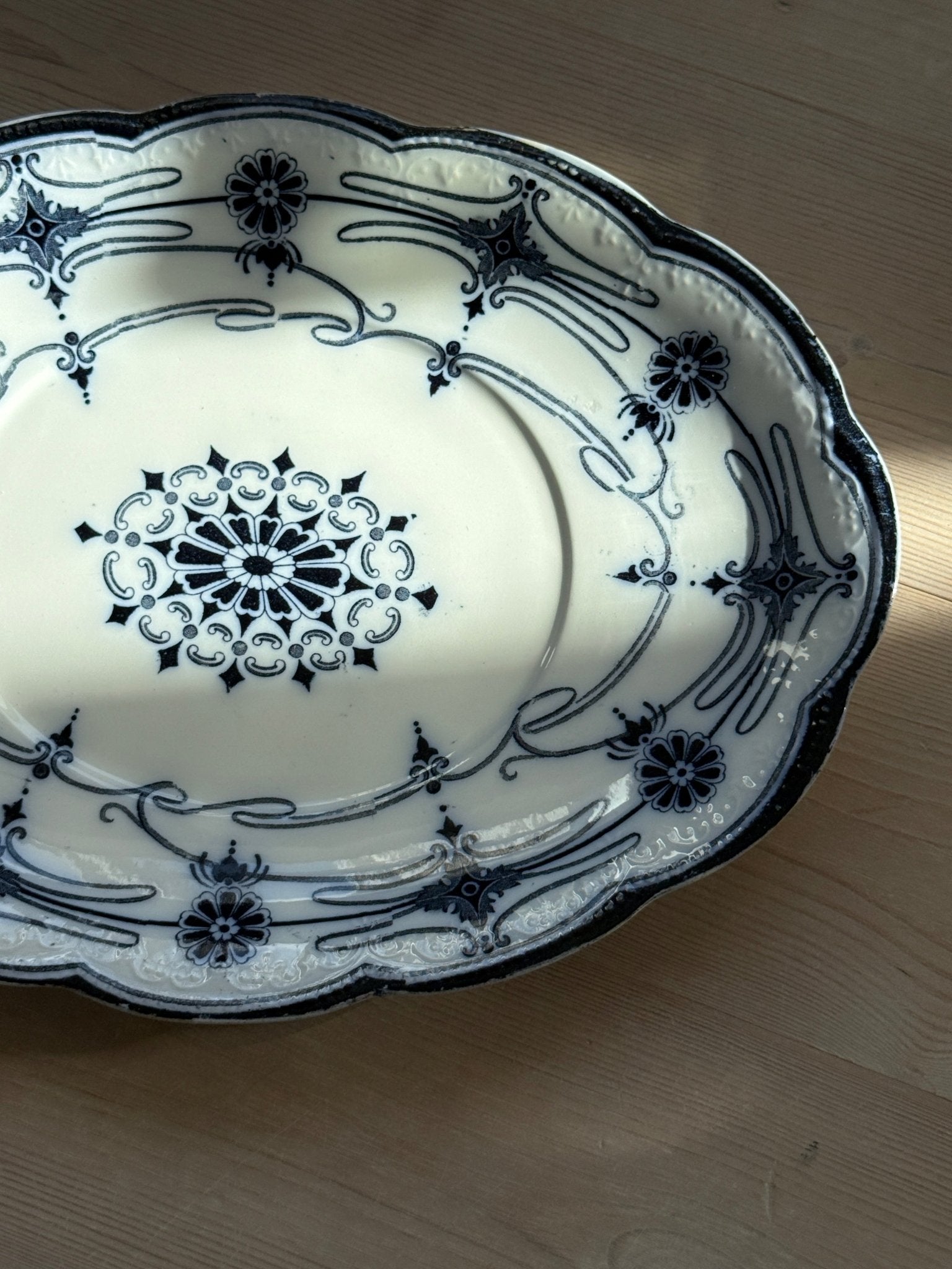 Burleigh platter - NEROLI