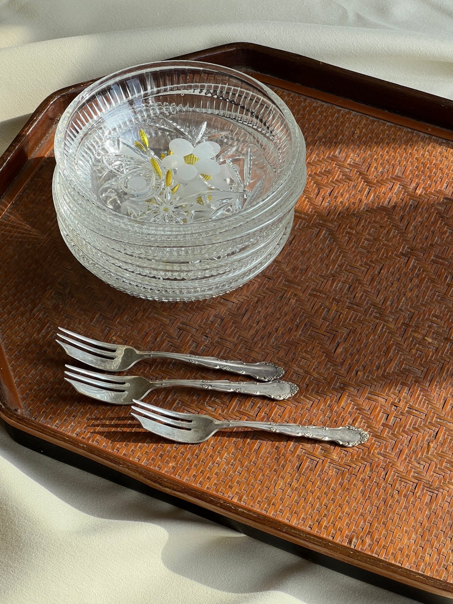 Cake forks (4 pcs) - NEROLI