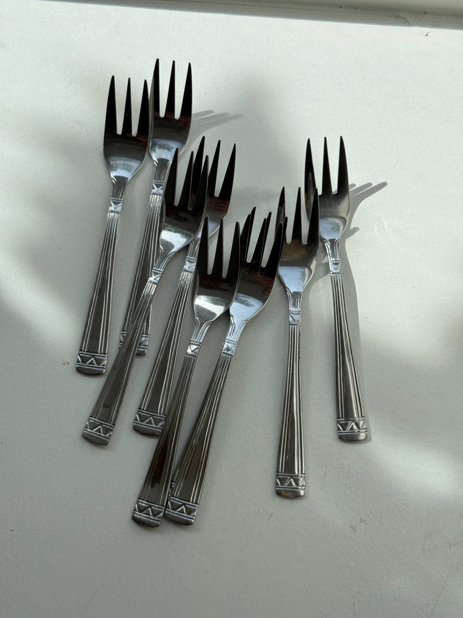 Cake forks (9 pcs) - NEROLI