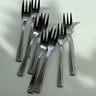 Cake forks (9 pcs) - NEROLI