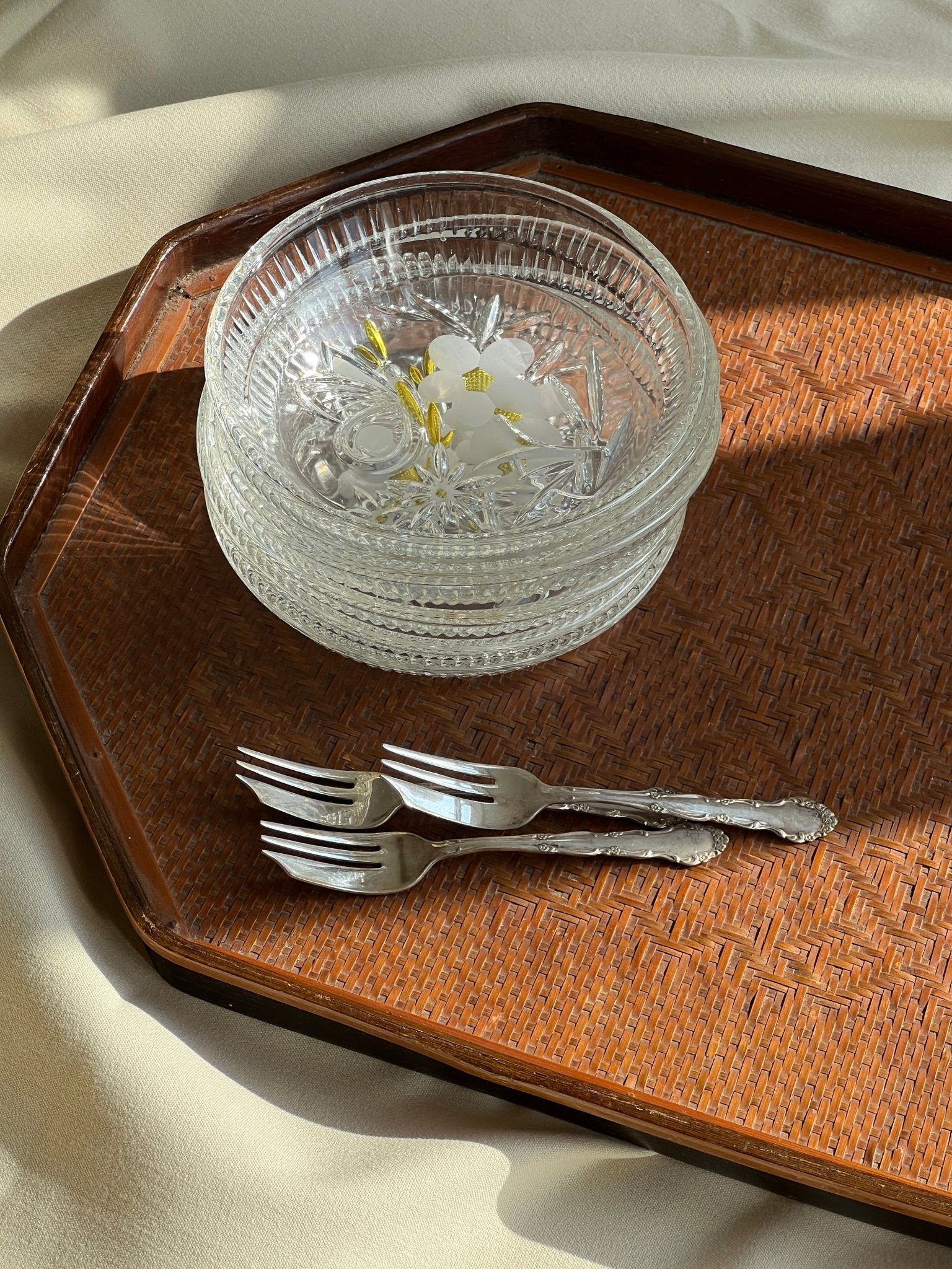 Cake plates (6 pcs) - NEROLI