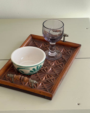 Carved tray - NEROLI