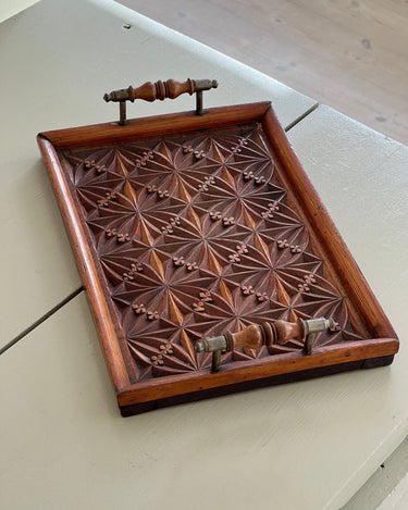 Carved tray - NEROLI