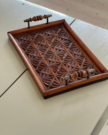 Carved tray - NEROLI