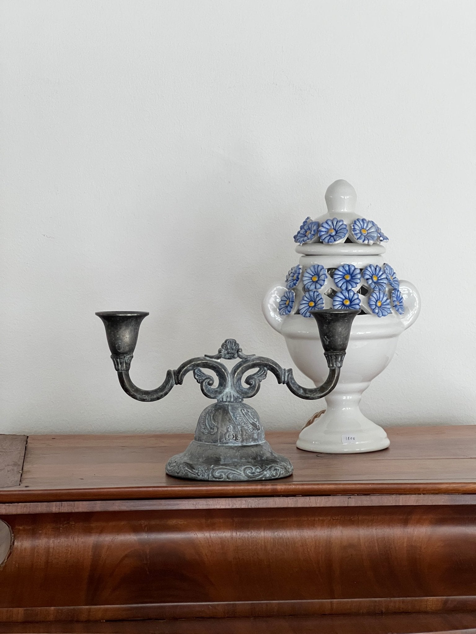 Cast iron candelabra - NEROLI