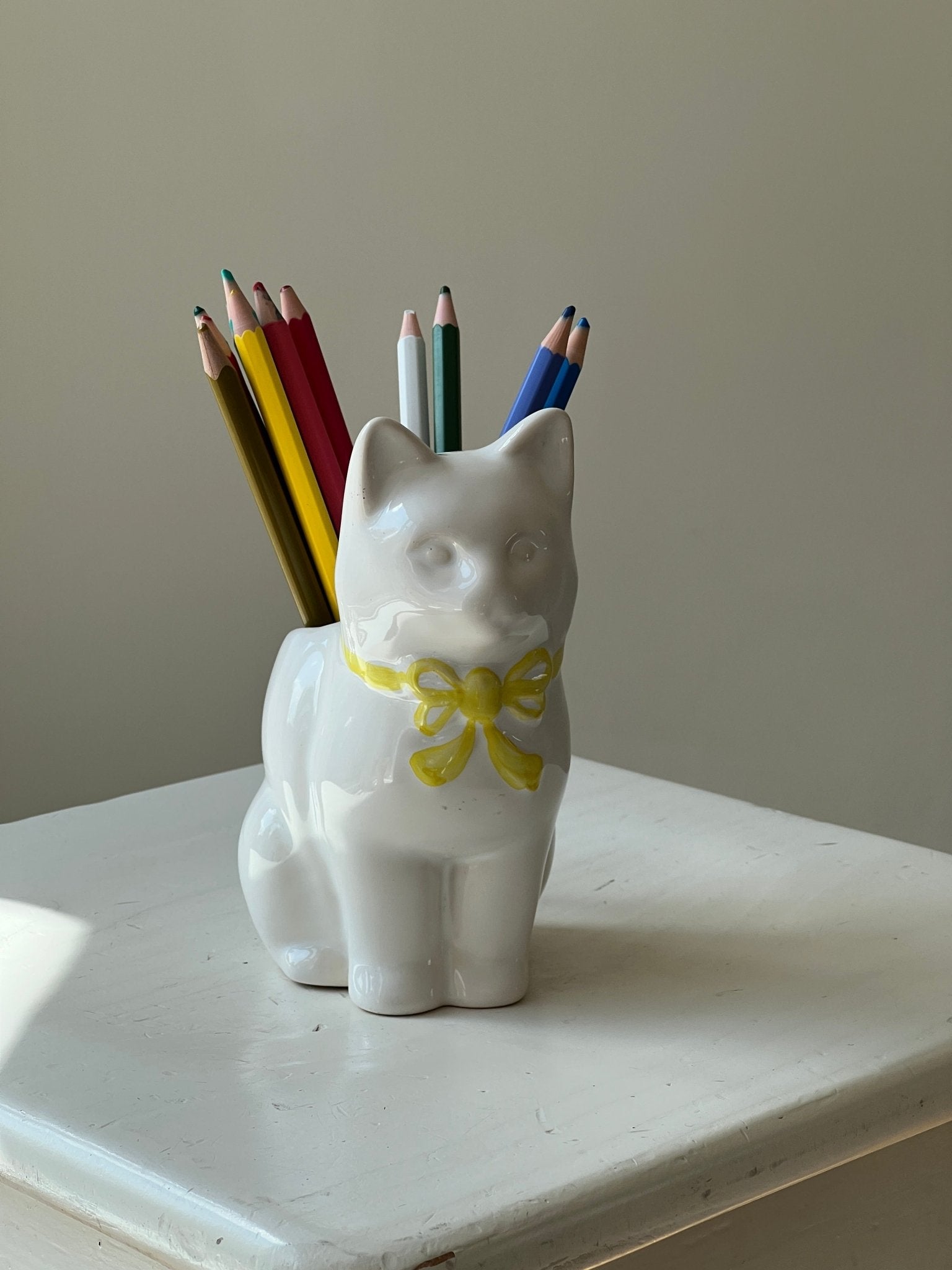 Cat pencil jar - NEROLI