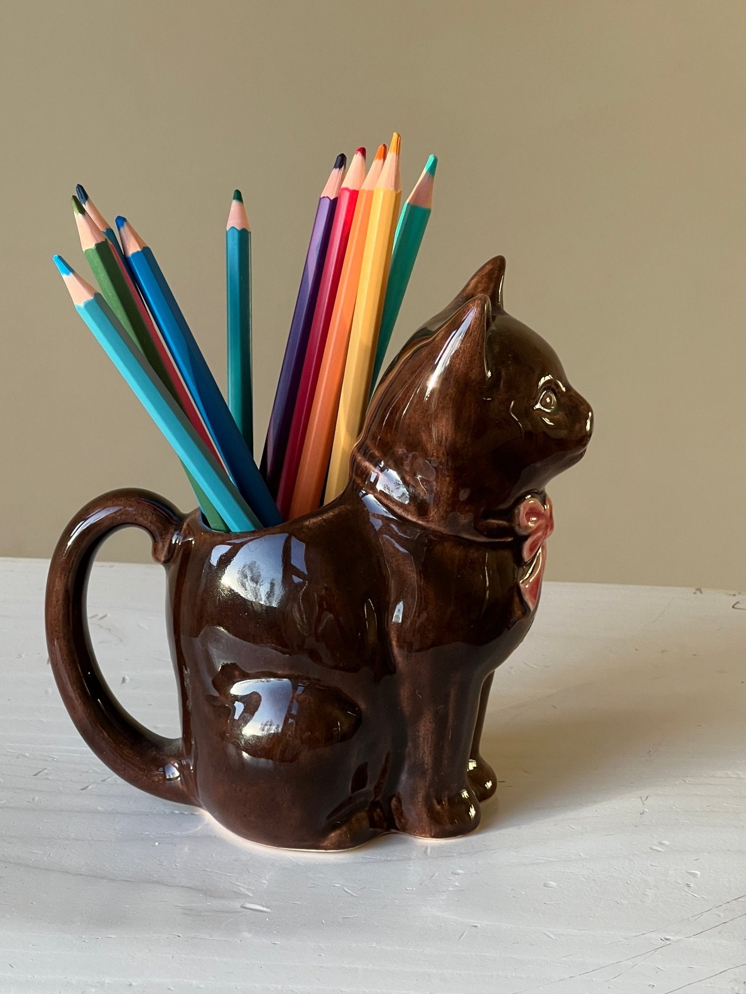 Cat pencil jar - NEROLI