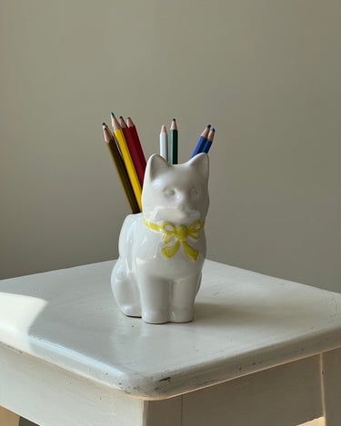 Cat pencil jar - NEROLI