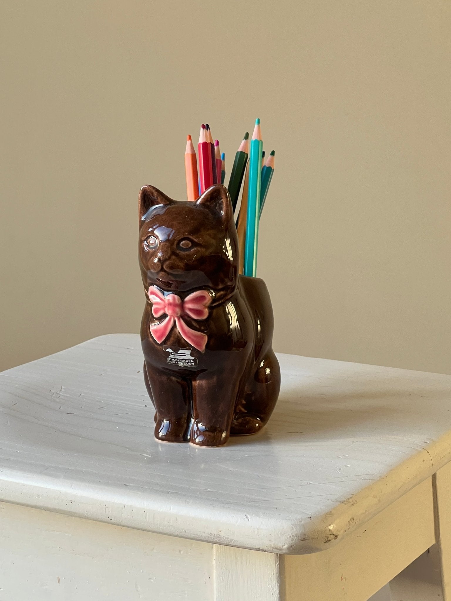 Cat pencil jar - NEROLI