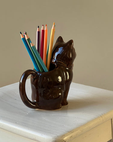 Cat pencil jar - NEROLI