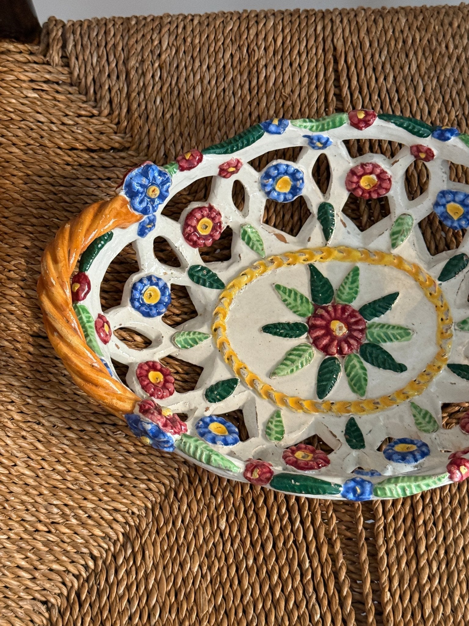 Ceramic basket - NEROLI