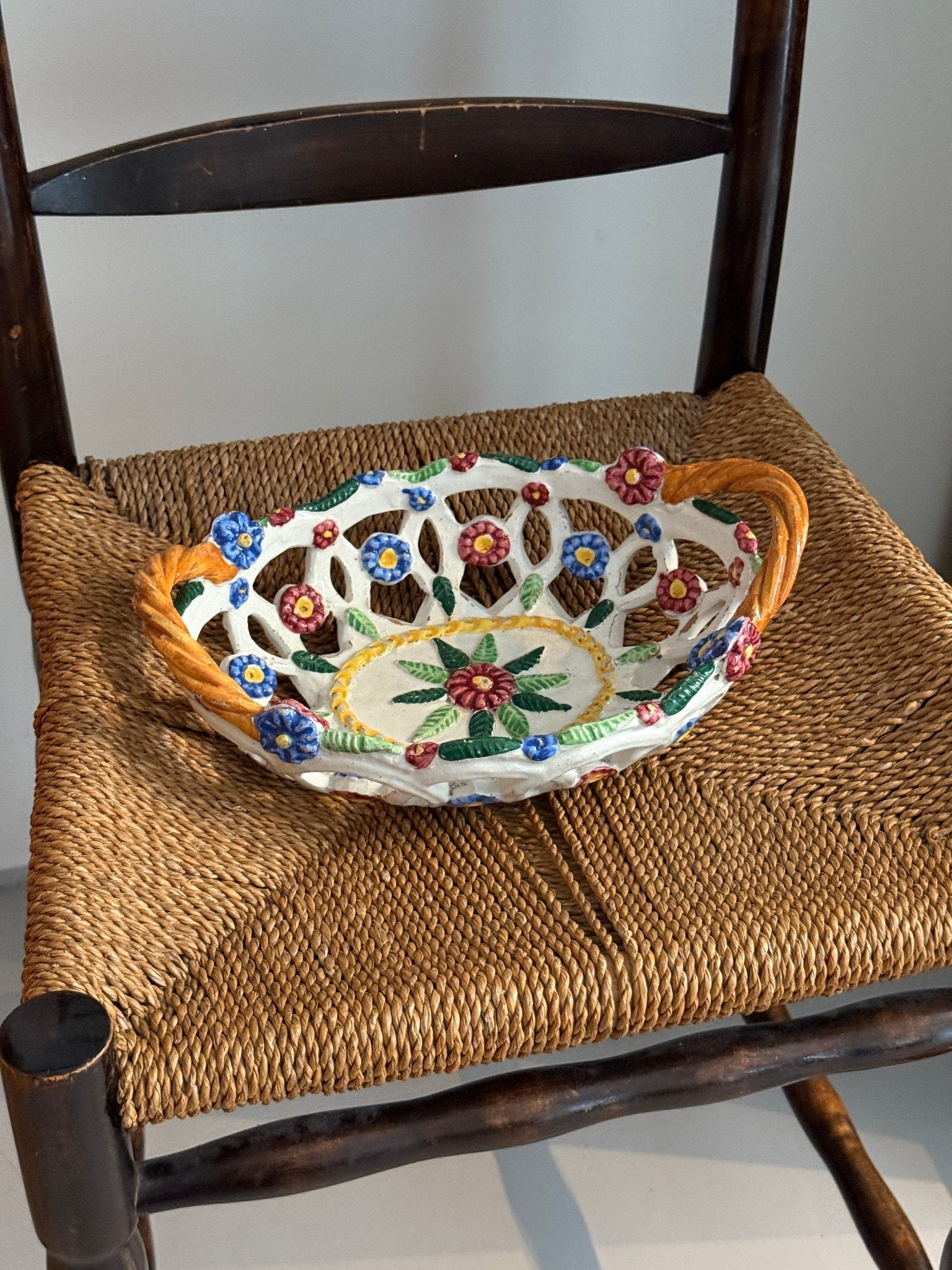 Ceramic basket - NEROLI