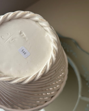 Ceramic basket - NEROLI
