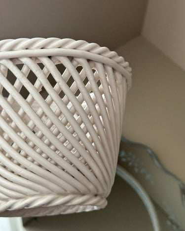 Ceramic basket - NEROLI