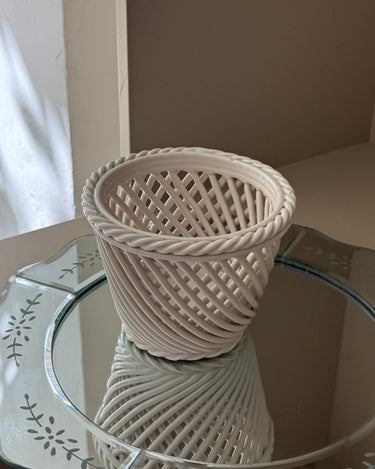Ceramic basket - NEROLI