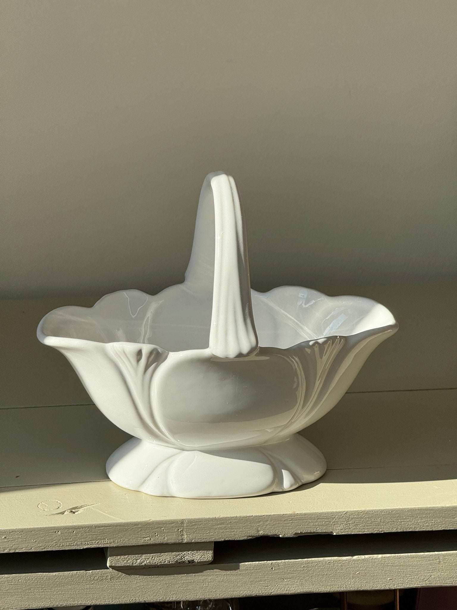 Ceramic basket - NEROLI