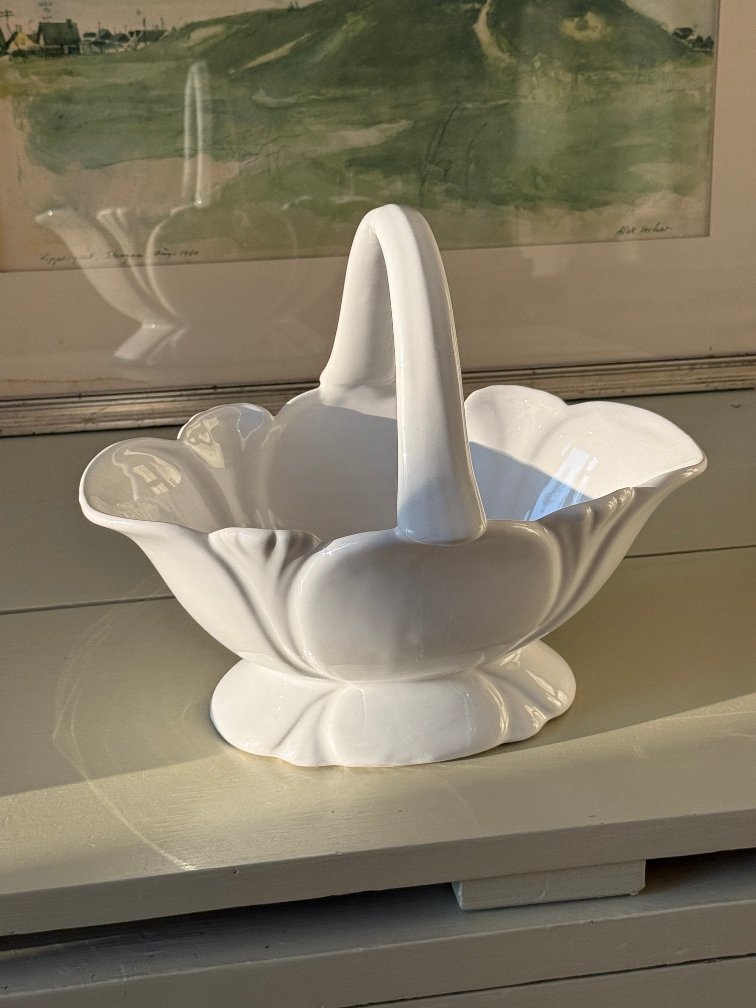 Ceramic basket - NEROLI