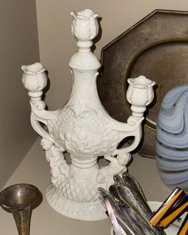 Ceramic candelabra - NEROLI