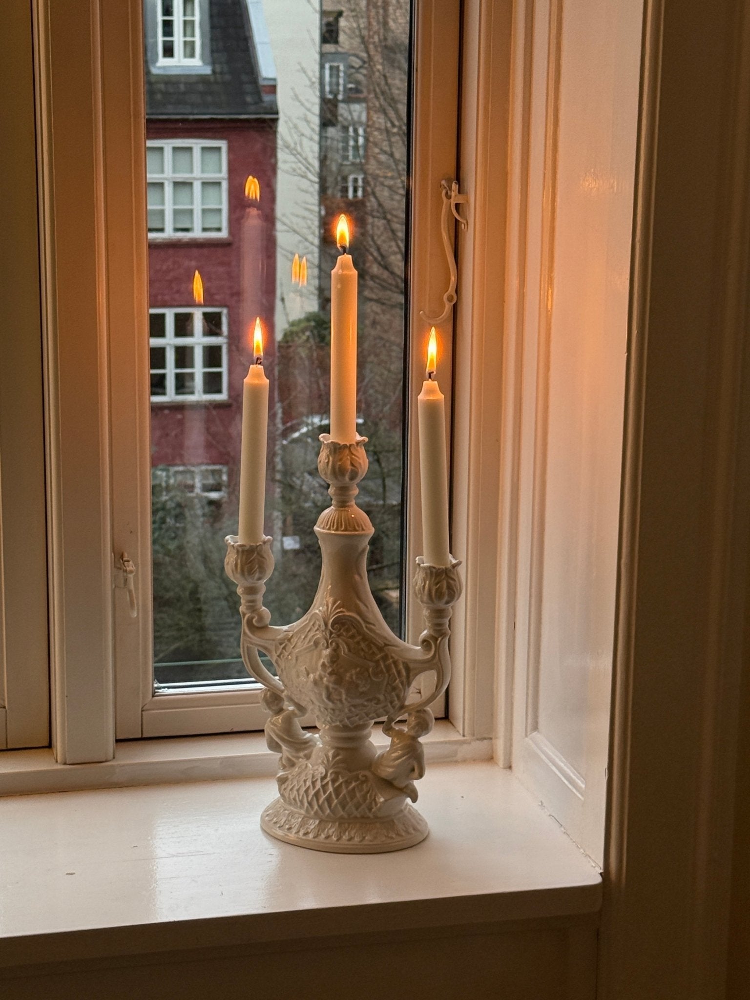 Ceramic candelabra - NEROLI