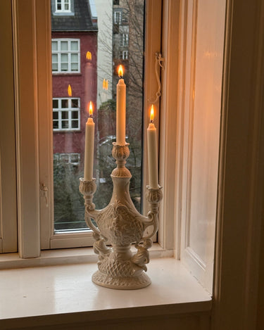 Ceramic candelabra - NEROLI