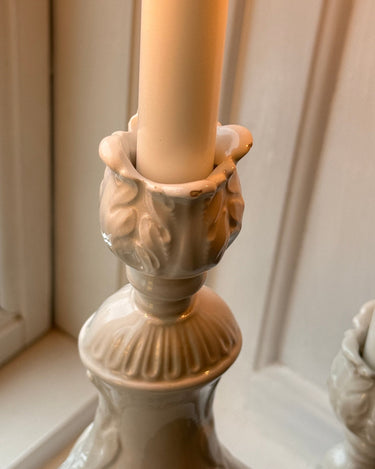 Ceramic candelabra - NEROLI
