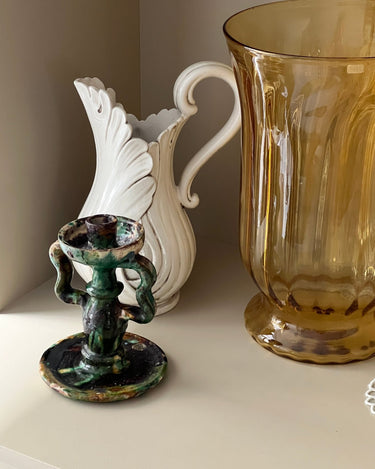 Ceramic candleholder - NEROLI