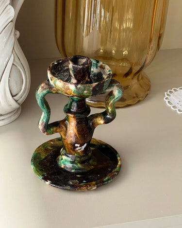 Ceramic candleholder - NEROLI
