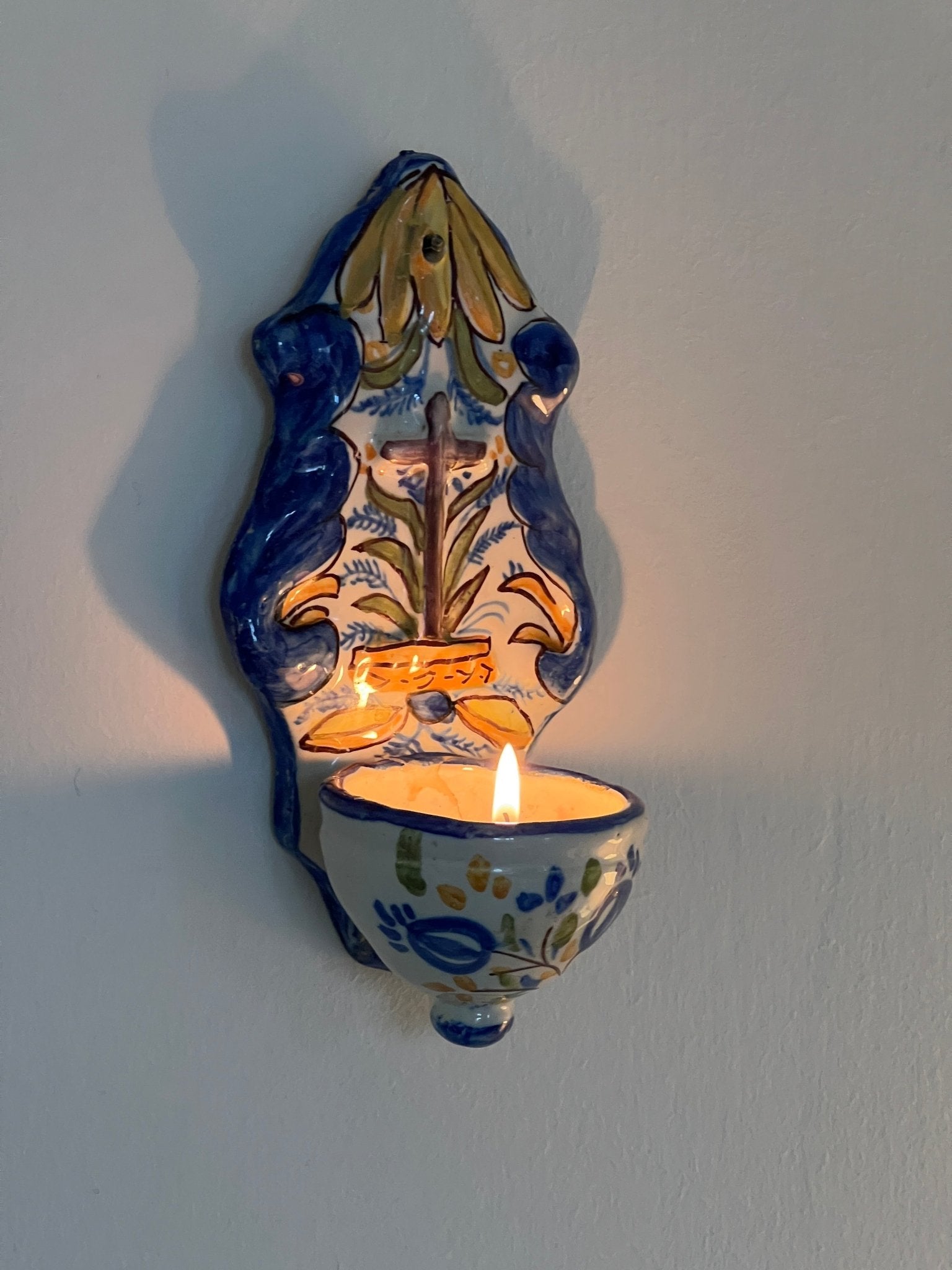 Ceramic candleholder - NEROLI