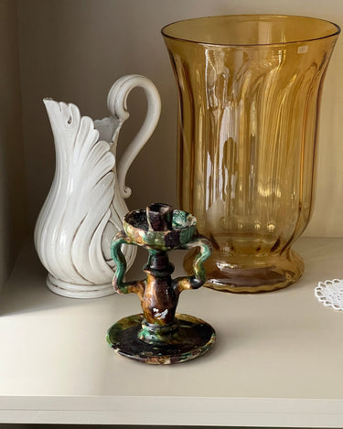 Ceramic candleholder - NEROLI
