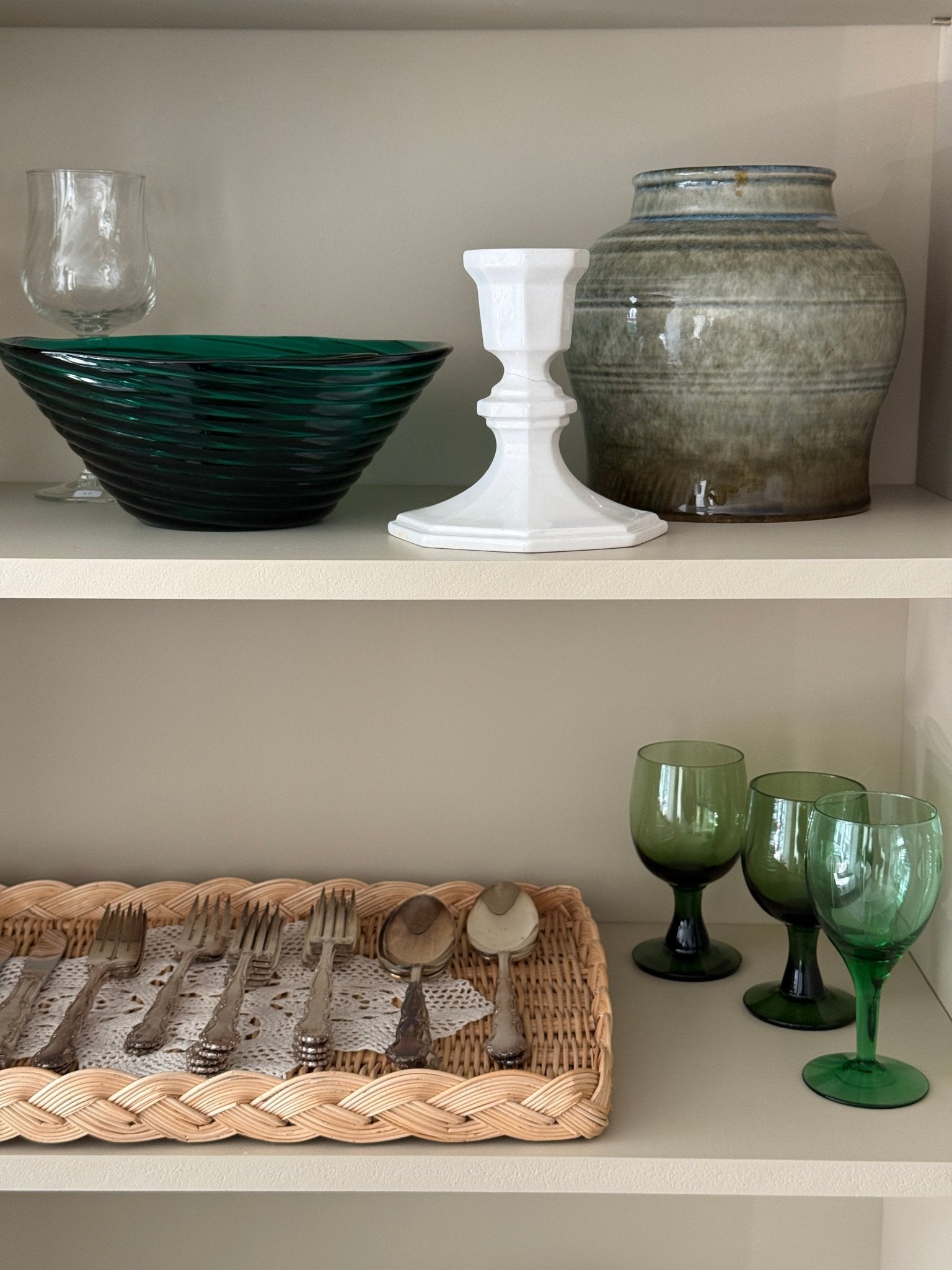 Ceramic candlestick - NEROLI