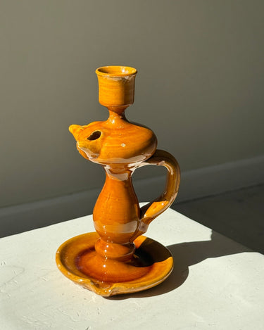 Ceramic candlestick - NEROLI
