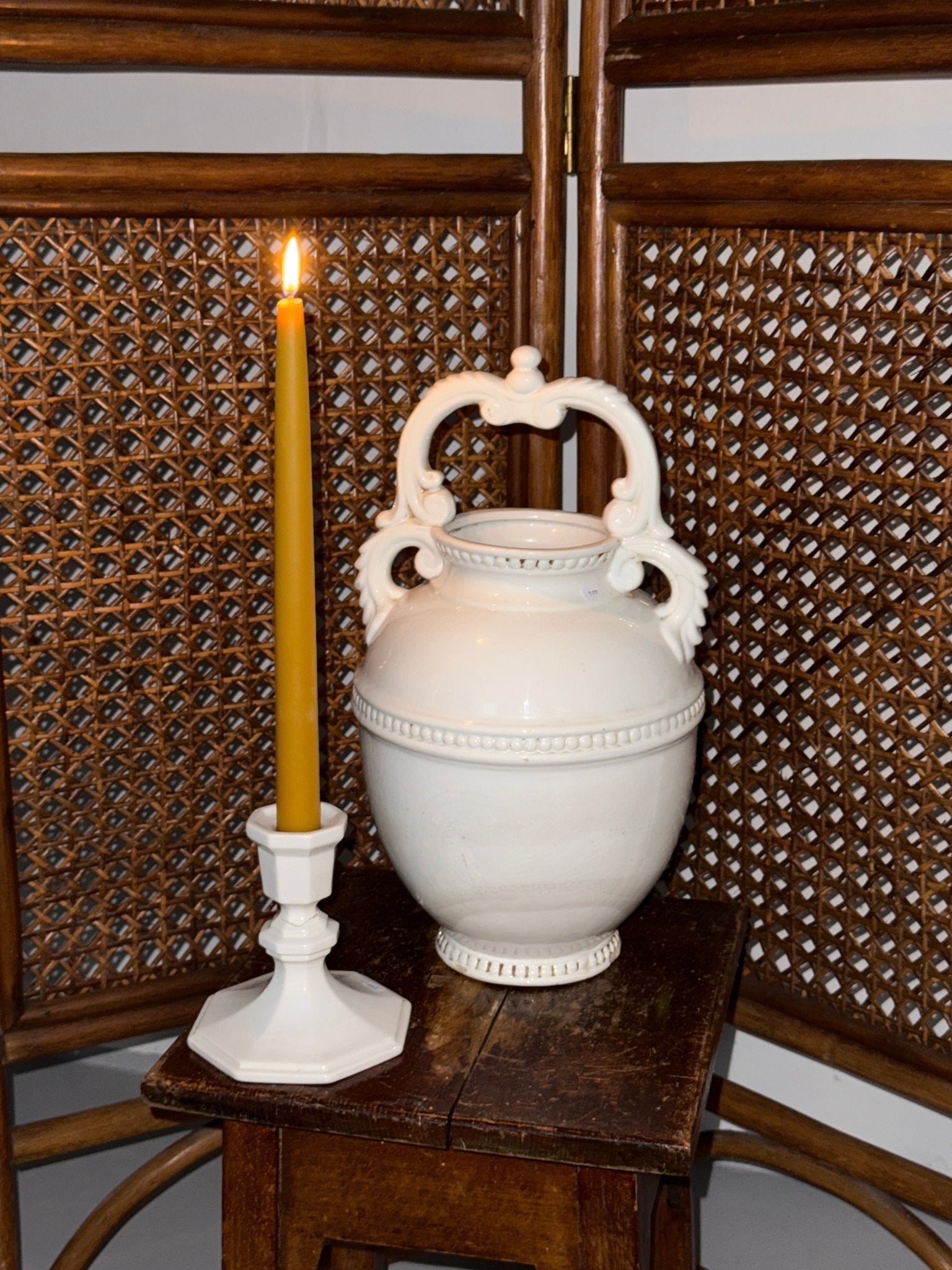Ceramic candlestick - NEROLI
