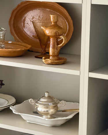 Ceramic candlestick - NEROLI