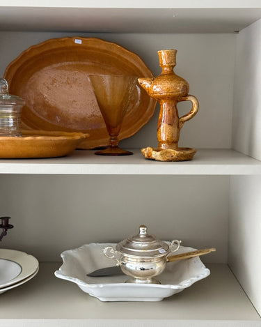 Ceramic candlestick - NEROLI