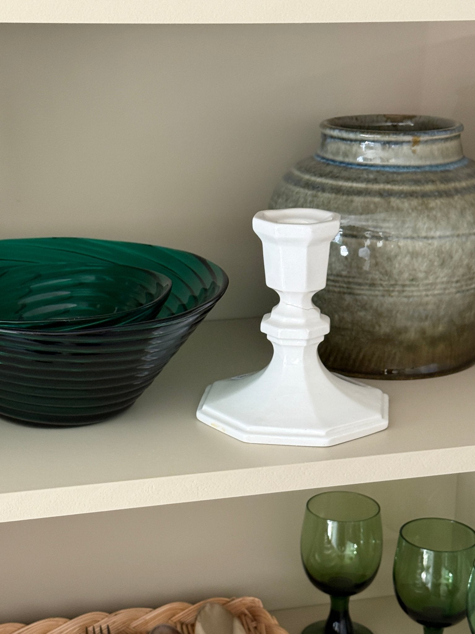 Ceramic candlestick - NEROLI