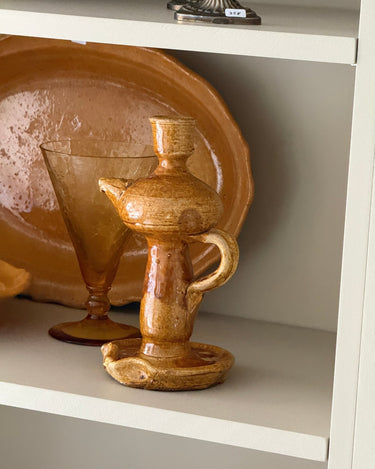 Ceramic candlestick - NEROLI