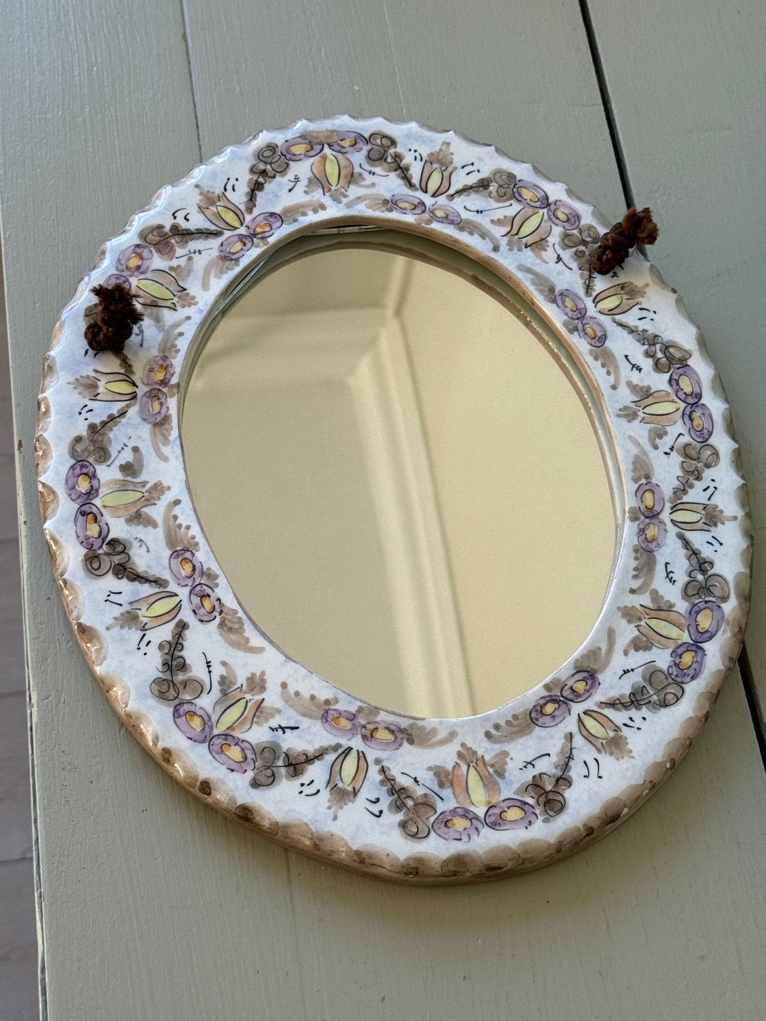 Ceramic mirror - NEROLI