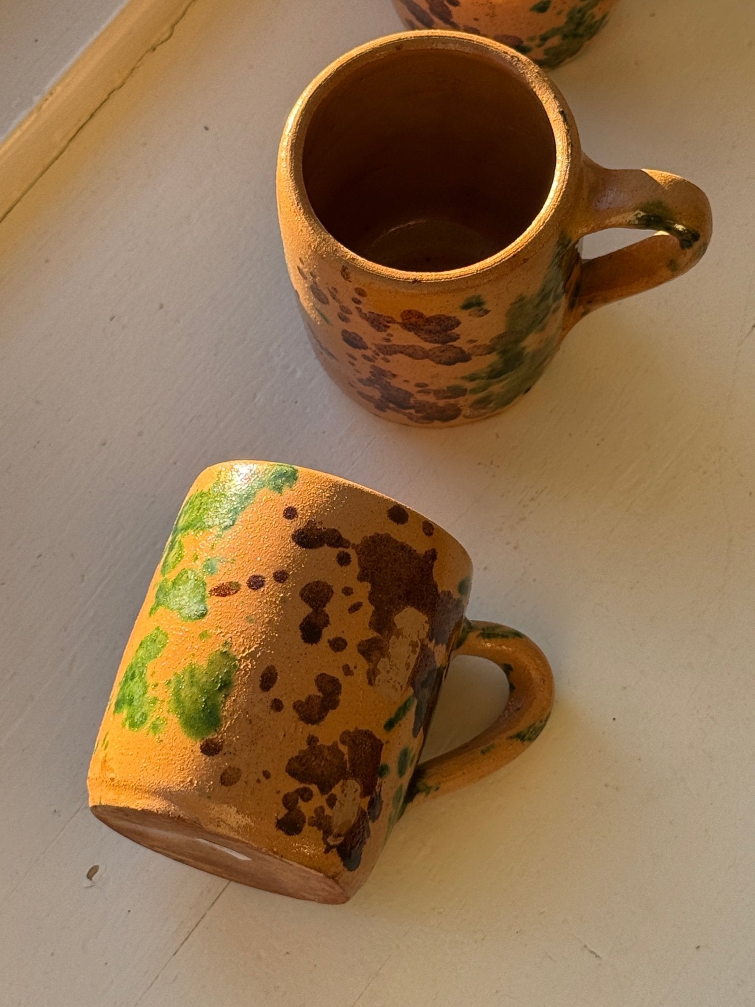 Ceramic mugs (8 pcs) - NEROLI