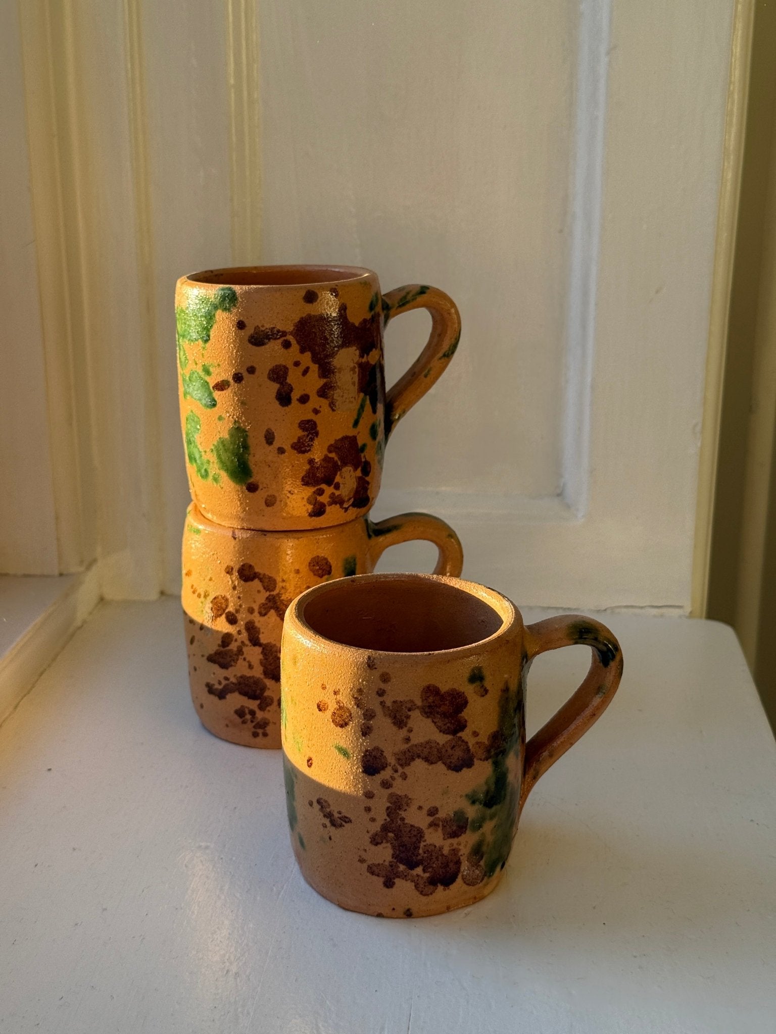Ceramic mugs (8 pcs) - NEROLI