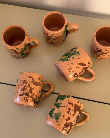 Ceramic mugs (8 pcs) - NEROLI