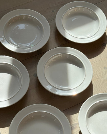Ceramic pasta plates (11 pcs) - NEROLI