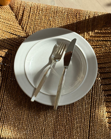 Ceramic pasta plates (11 pcs) - NEROLI