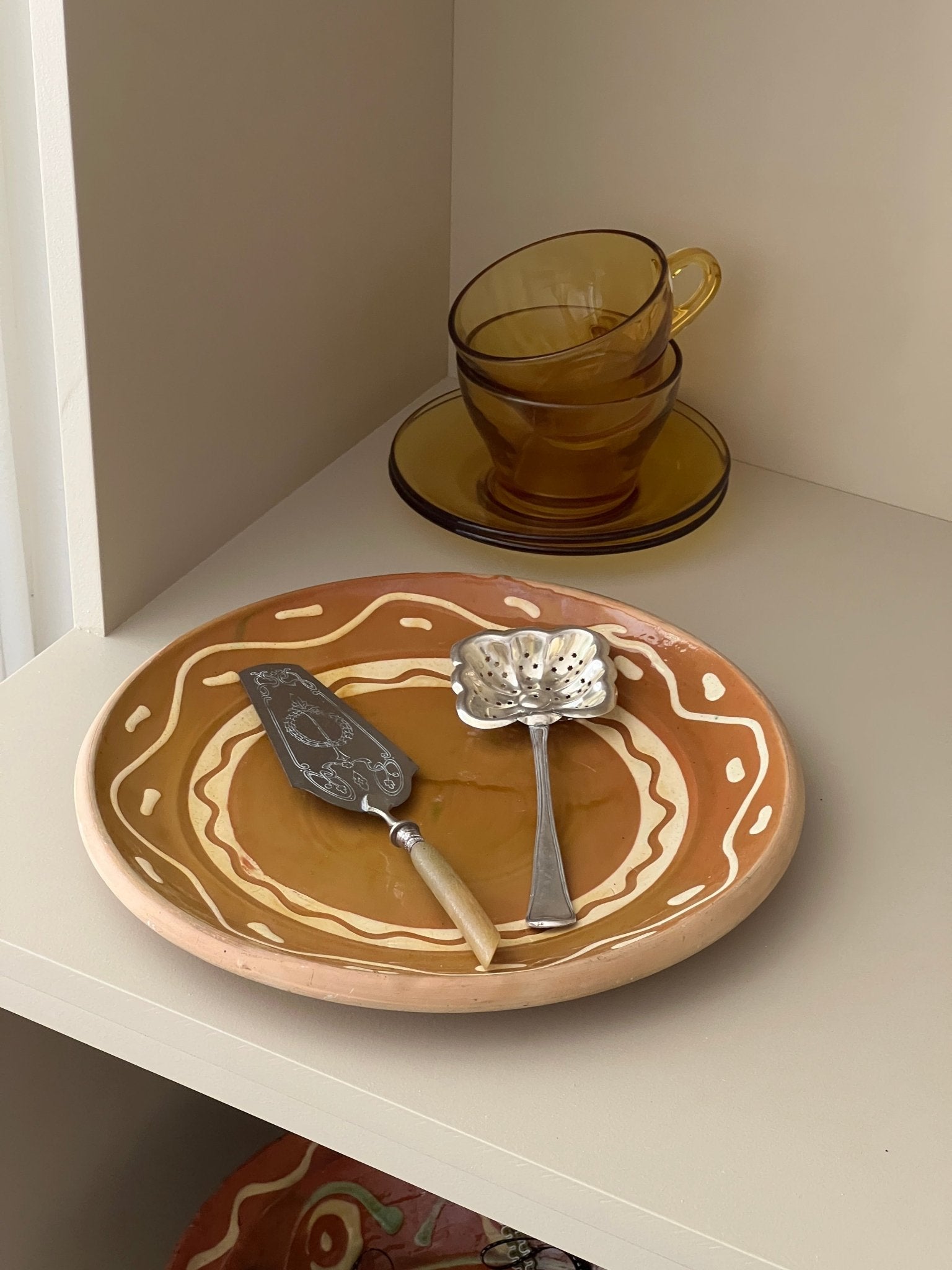 Ceramic platter - NEROLI