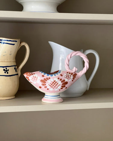 Ceramic sauce boat - NEROLI