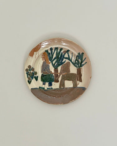 Ceramic wall plate - NEROLI