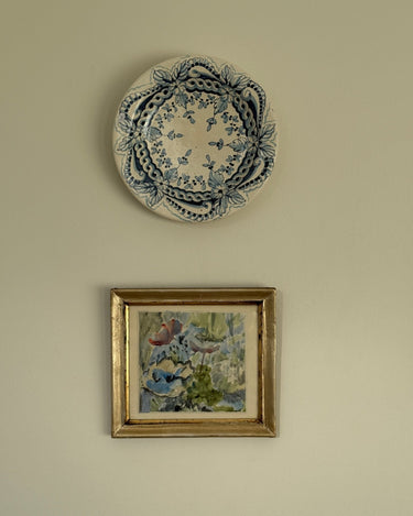 Ceramic wall plate - NEROLI