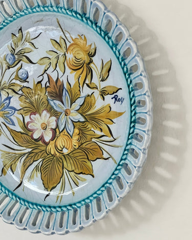 Ceramic wall plate - NEROLI