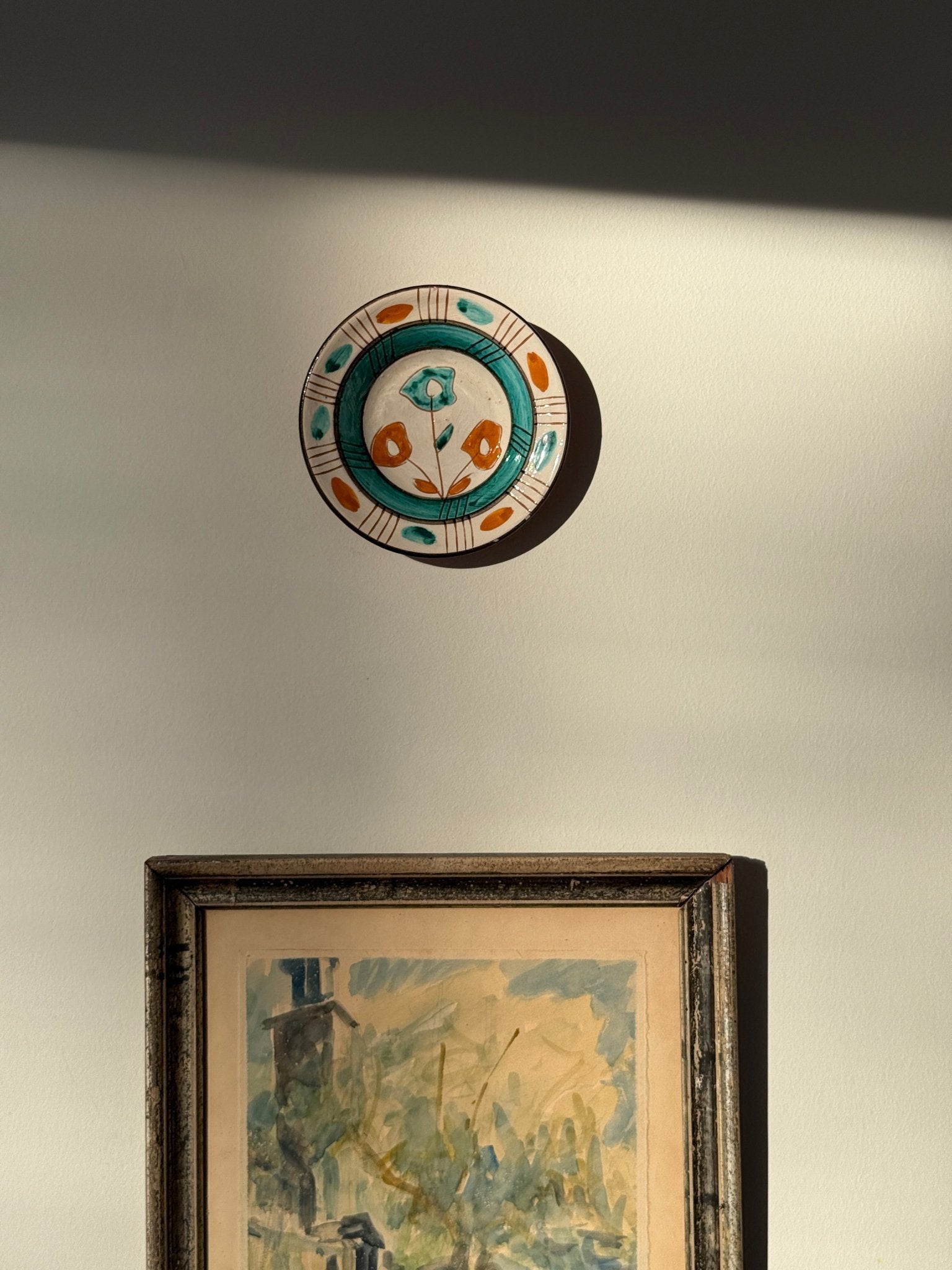 Ceramic wall plate - NEROLI