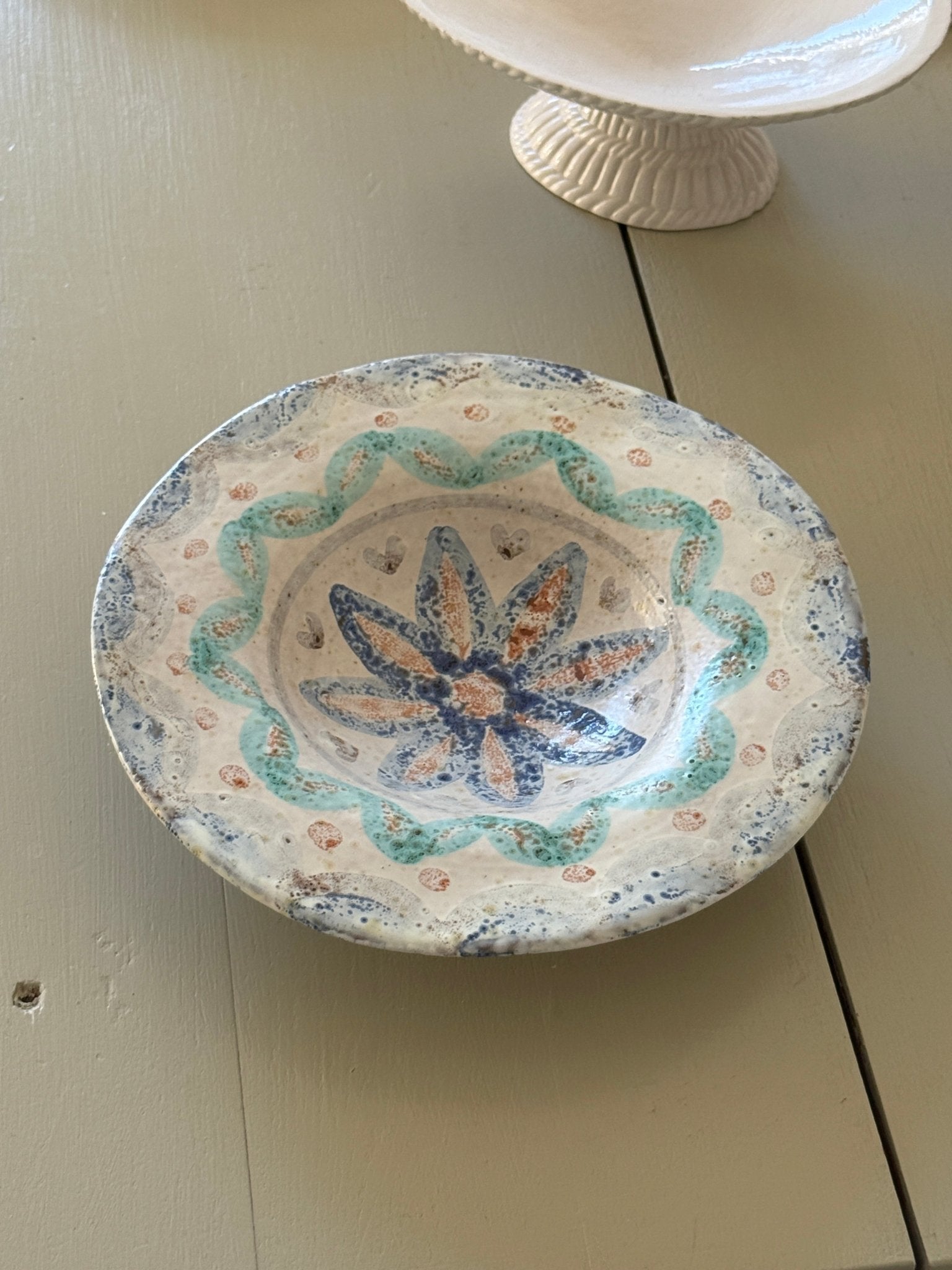 Ceramic wall plate - NEROLI