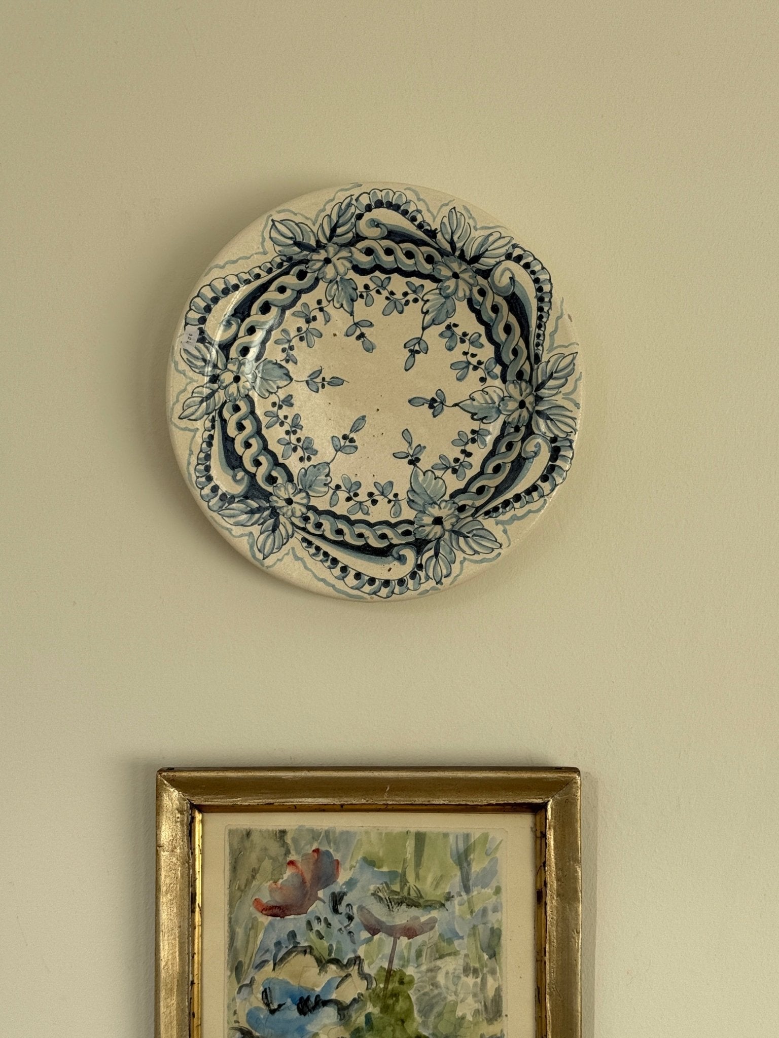 Ceramic wall plate - NEROLI